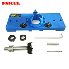 Новый шарнир 35 мм в виде чашки, набор направляющих для сверления, шаблон для отверстий в двери для столярных работ, Деревообрабатывающие инструменты сделай сам