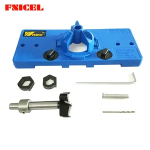 Новый шарнир 35 мм в виде чашки, набор направляющих для сверления, шаблон для отверстий в двери для столярных работ, Деревообрабатывающие инструменты сделай сам