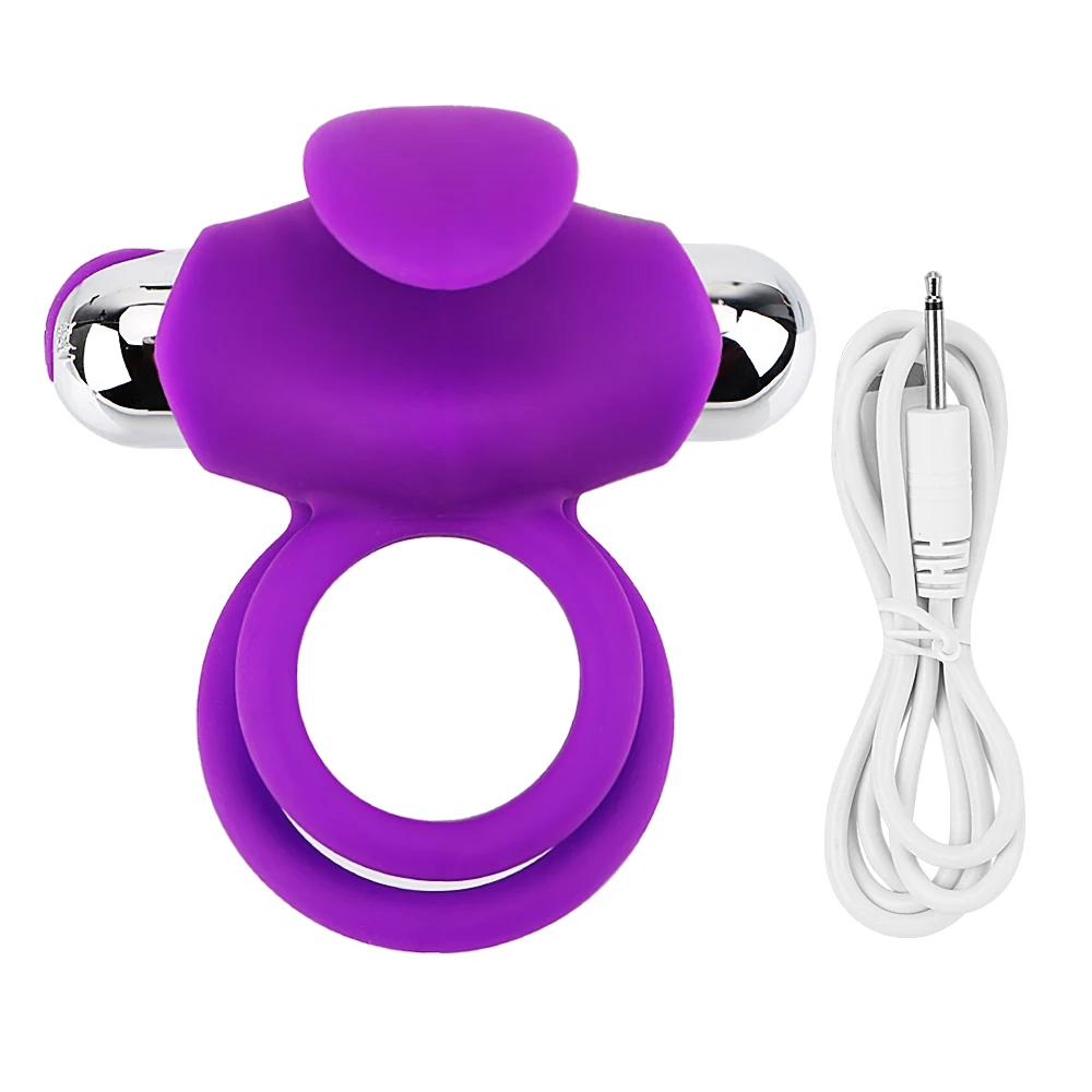  Vibrating Penis Rings Vibrators Clitoris Stimulate Cock Ring Delay Ejaculation Sex Toys for Men Adult Product Masturbator |