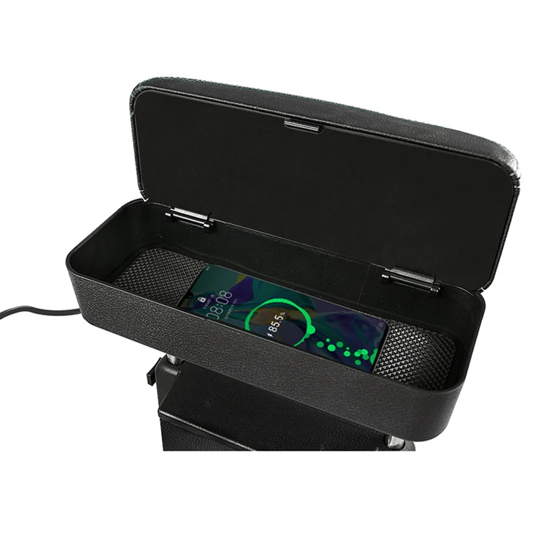 Продажа Универсальный автомобильный подлокотник, регулируемая локоть, центральная консоль, органайзер для зазора в сиденье автомобиля, беспроводн...