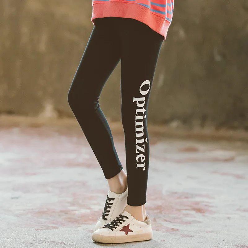2020 Осенние эластичные леггинсы для девочек штаны повседневные спортивные брюки