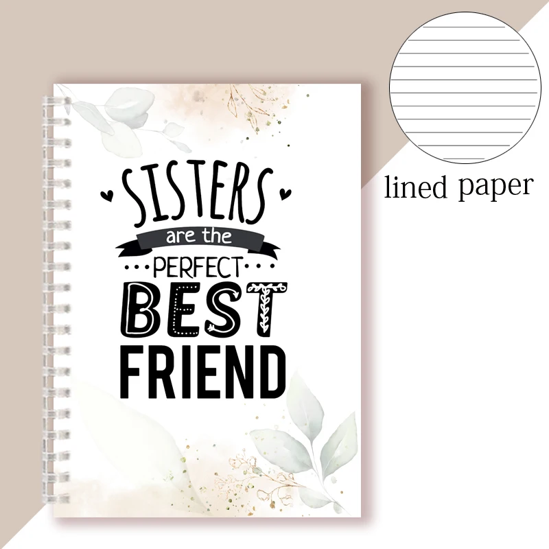 Цитата дружбы не сестры по крови а сердцу записная книжка BFF Дневник для лучшего