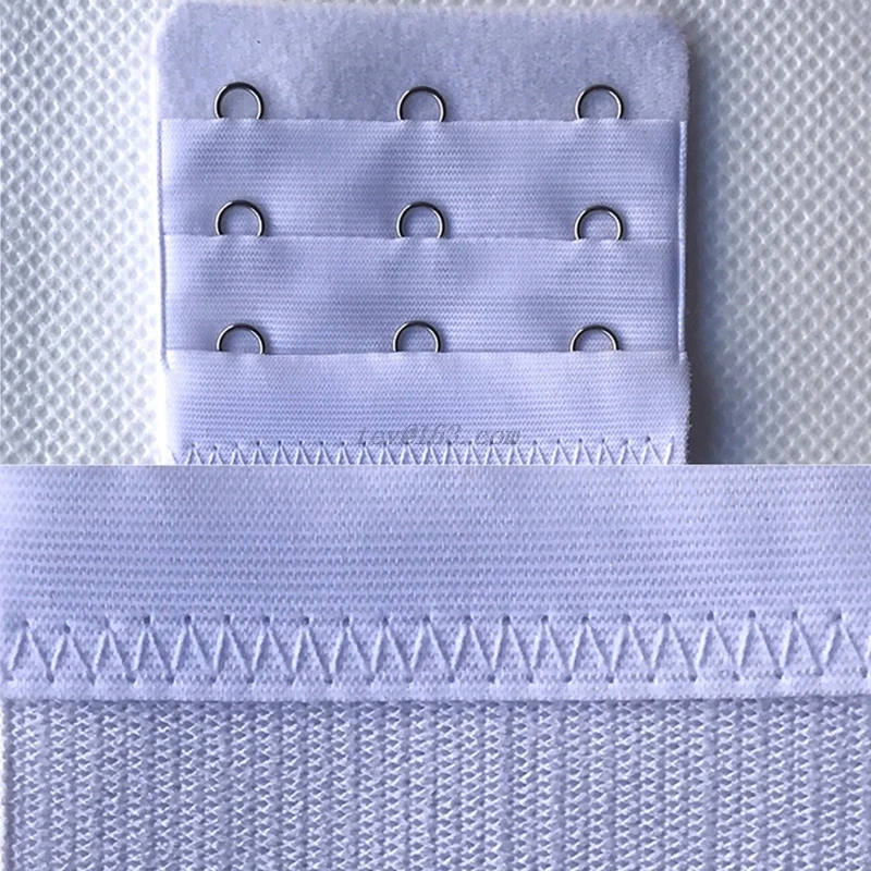 Женский 3 крючка ряда бюстгальтер удлинитель Мягкий ремень удлиненная пряжка |