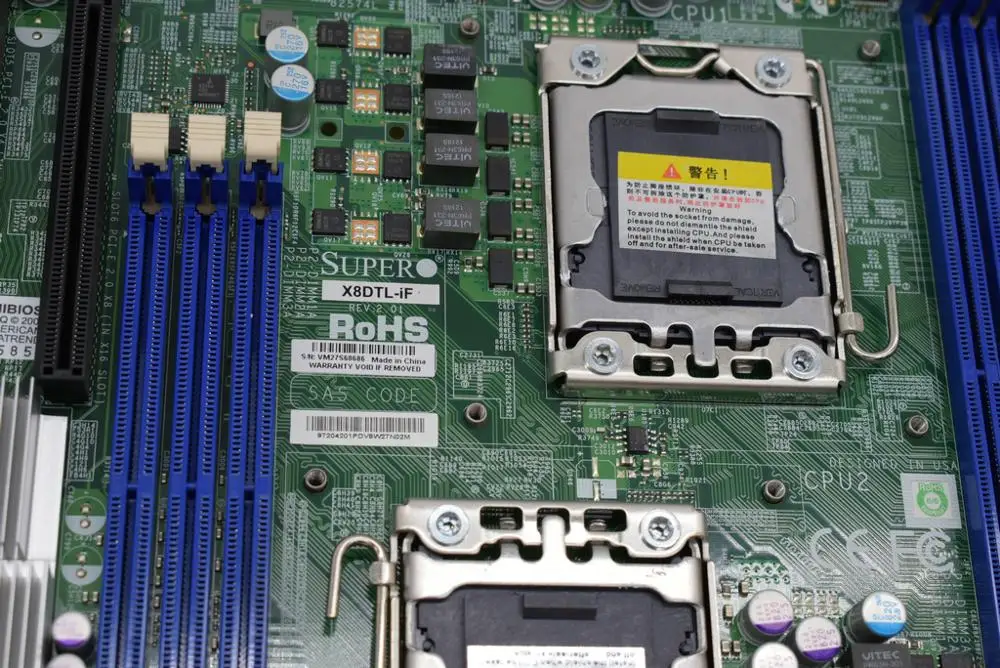 Для Supermicro X8DTL-iF 1366 pin DDR3 поддерживает REGECC dual X58 сервер оригинальная подержанная материнская плата