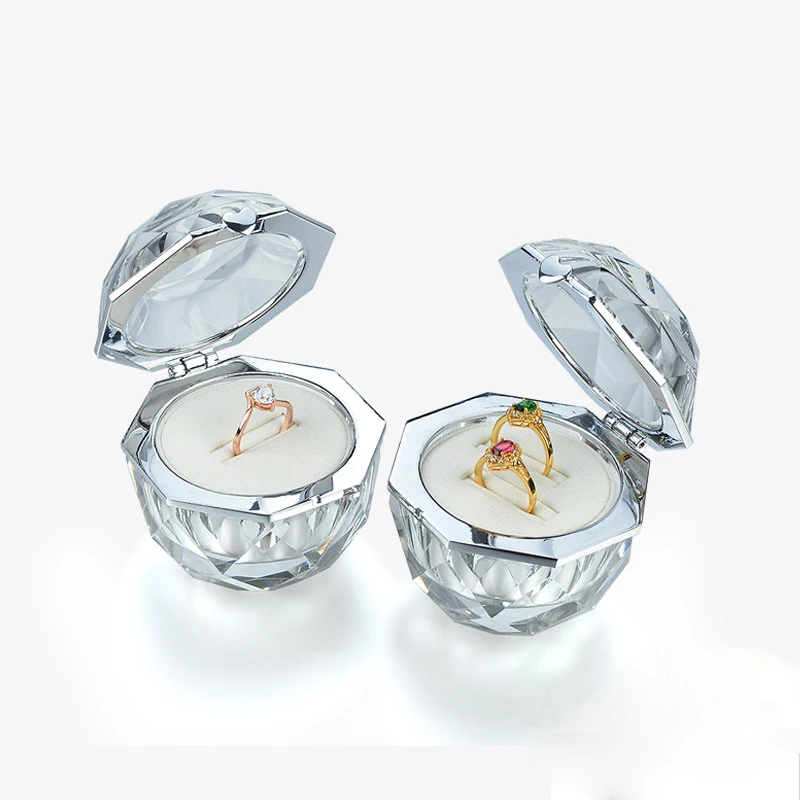 Роскошная искусственная коробка акриловые ювелирные изделия подарок свадебное
