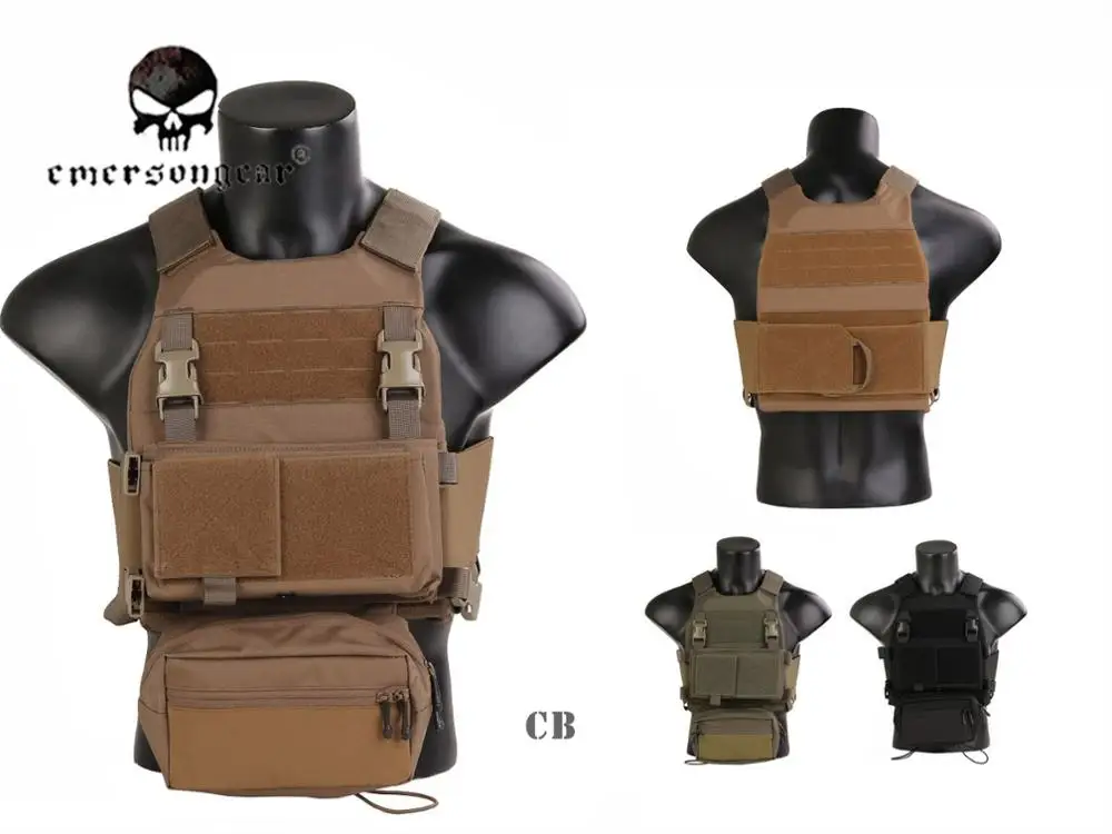 Emersongear Combat FCS Style VEST With MK Chest Rig SET Tactical Vest EM7407