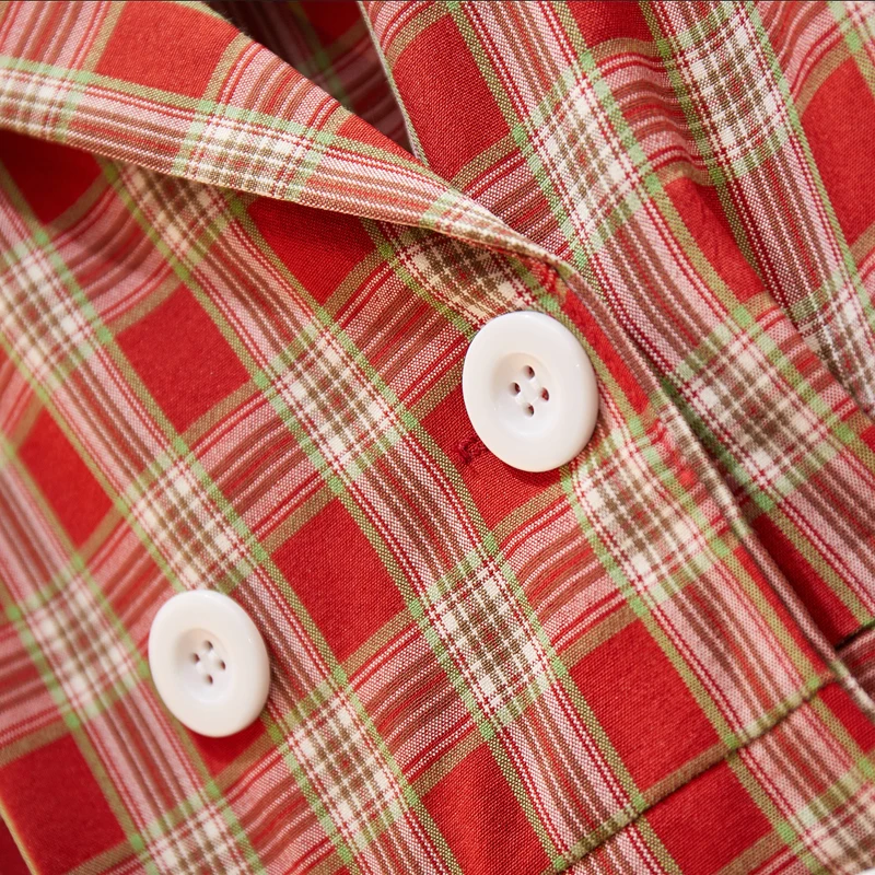 Женский костюм в стиле ретро двубортное летнее платье во французском большие