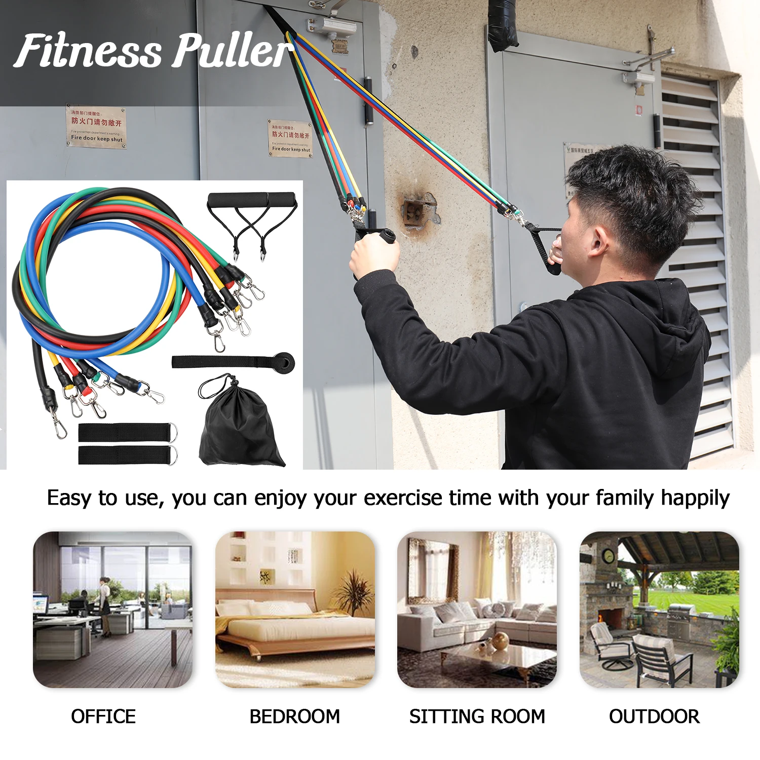 11 шт. Набор резинок сопротивления ремешки для тренировки упражнений петли ленты