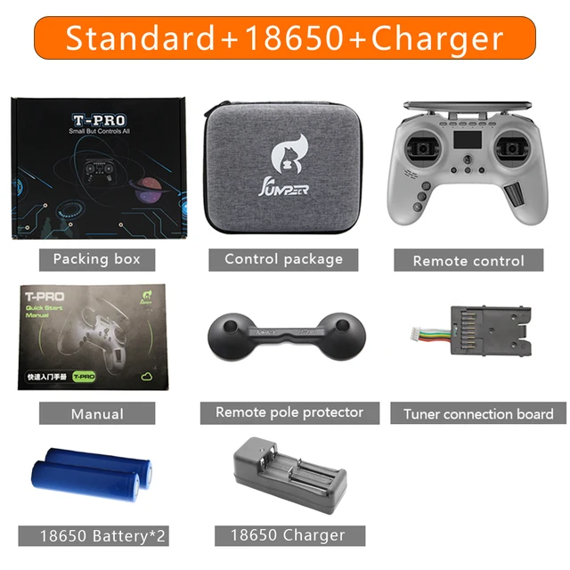 Jumper T-Pro + Bag + 2x 18650 Batteries + Charger Jumper T-Pro + Bag + 2x 18650 Batteries + Charger