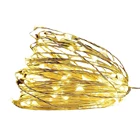 Рождественская светодиодная гирлянда, 124 м, USB, 8 Вт, гирлянда из медного провода, лампа-лента для свадьбы, дома вечерние, комнаты, уличная гирлянда, светящееся украшение