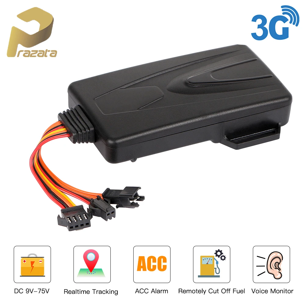 3G GPS трекер автомобильный локатор для отслеживания отключение топлива голосовой