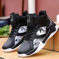 basketball shoes for men cushioning basketball sneakers mens high top outdoor sports sneakers breathable athletic shoes