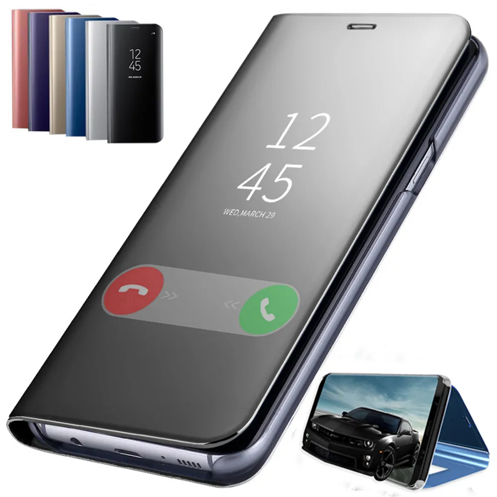 Умный чехол для смартфона Samsung Galaxy S20 Ultra Note 10 9 8 S10 S8 S9 S7 Plus A51 A71 A01 A50 A30 A20 A70 A70s A20s M30s