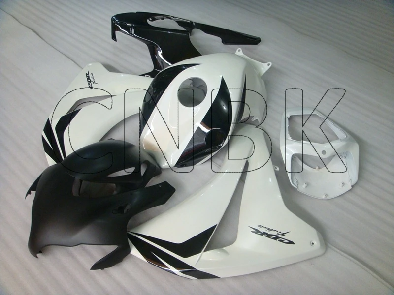 Fireblade 08 09 комплекты обтекателей CBR 1000RR 2008 Черный Белый обтекатель для мотоцикла 1000
