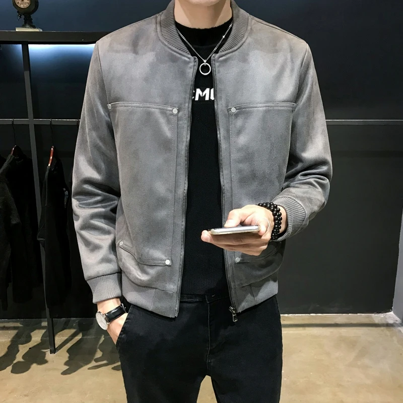 Осенне зимняя Толстая мужская куртка Корейская версия приталенного красивого