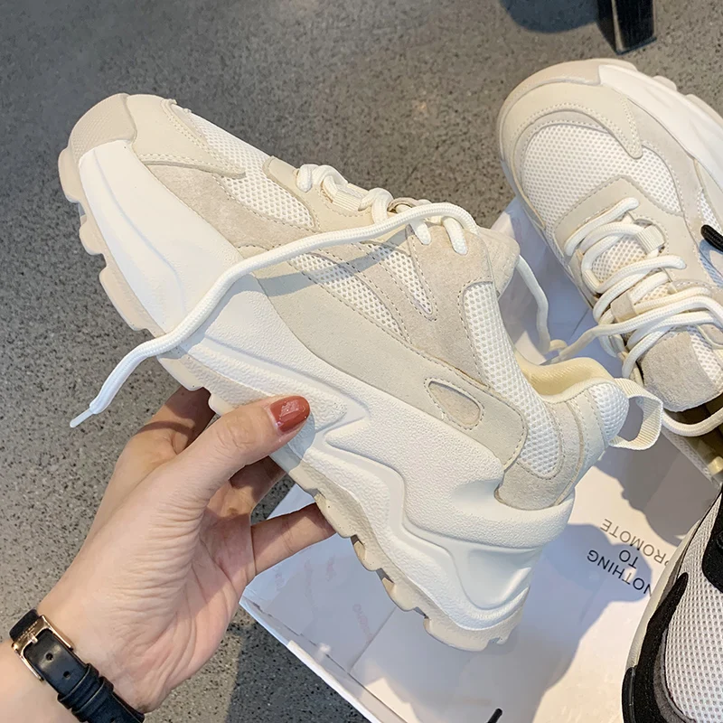 

Women Sneakers 2021 Newest Designer Shoes Woman Comfort Casual Chunky Sneakers Fashion Light Shoes Platform Zapatillas Mujer