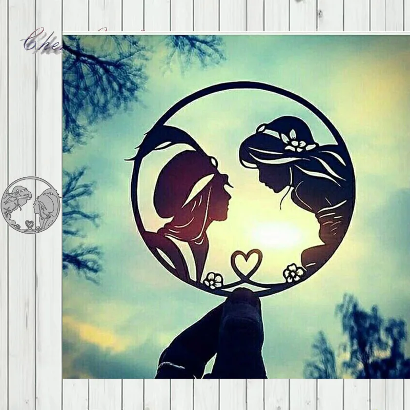 

Metal Cutting Dies Couple's love For Scrapbooking Craft Dies Cut Stencil Card Making Album Sheet Decoration