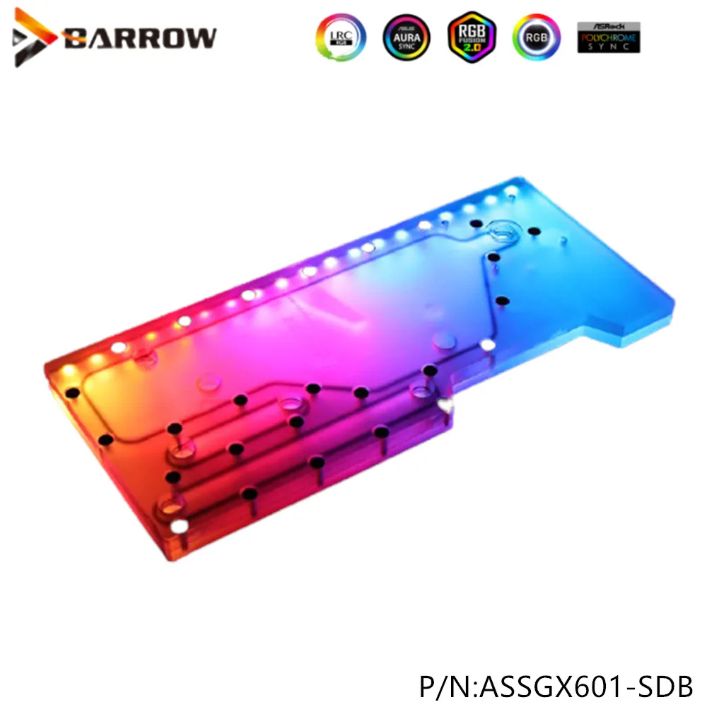 

barrow ASSGX601-SDB, waterway maps for Asus Rog Strix Helios GX601, for Intel CPU water block and single / double GPU building