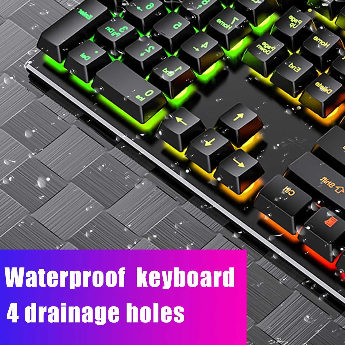 Светодиодный атура игровая Механическая со светодиодной подсветкой 3200DPI 6 кнопок