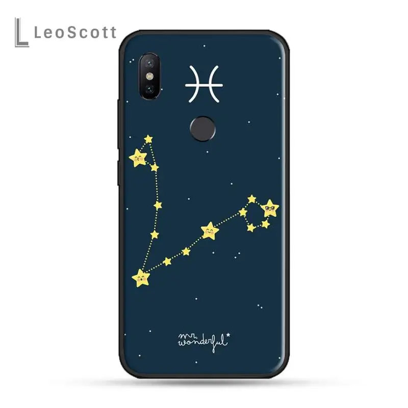 

constellations zodiac signs Phone Case For xiaomi Redmi 5 5A plus 7A 8 note 2 3 4 5 5A 6 7 GO K20 A2