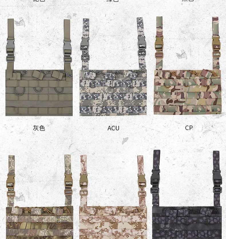 JPC Accessories Expansion Template Tactical Vest Accessories Module PCPC Buckle Plug-In