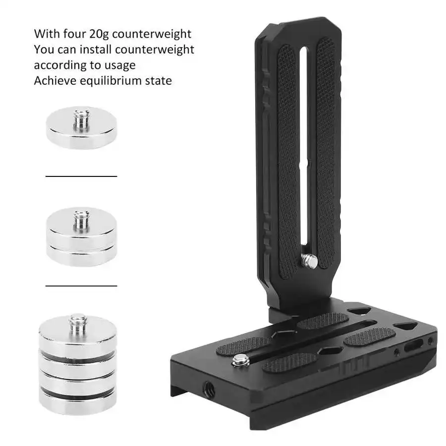 Камера стабилизатор вертикальной съемки доска с противовес для Zhiyun Weebill/Weebill S Quick