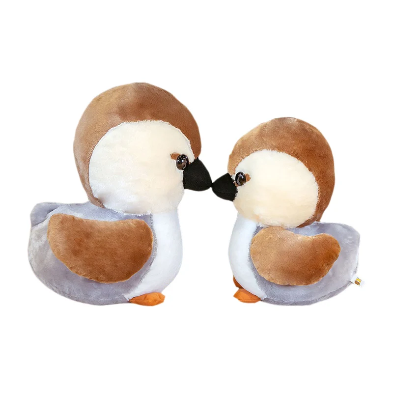 Симпатичная уродливая плюшевая игрушка в виде утенка 35/45 см ворсистая мягкая