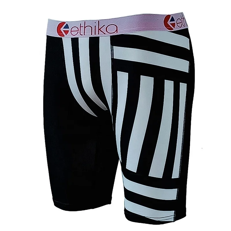 

NXY Men's Underwear Beach Pants Full Print Ethika Ice Silk Men Boxer Casual 3D Cartoon Print Underwear For Male