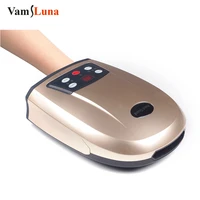 wireless heated hand massager physiotherapy acupressure pressotherapy palm massage device air compression finger massager