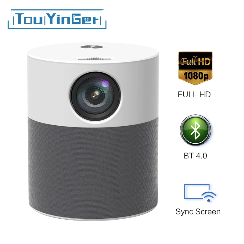 Touyinger T9 Разрешение Full HD Портативный мини проектор для дома full hd 1080p домашний