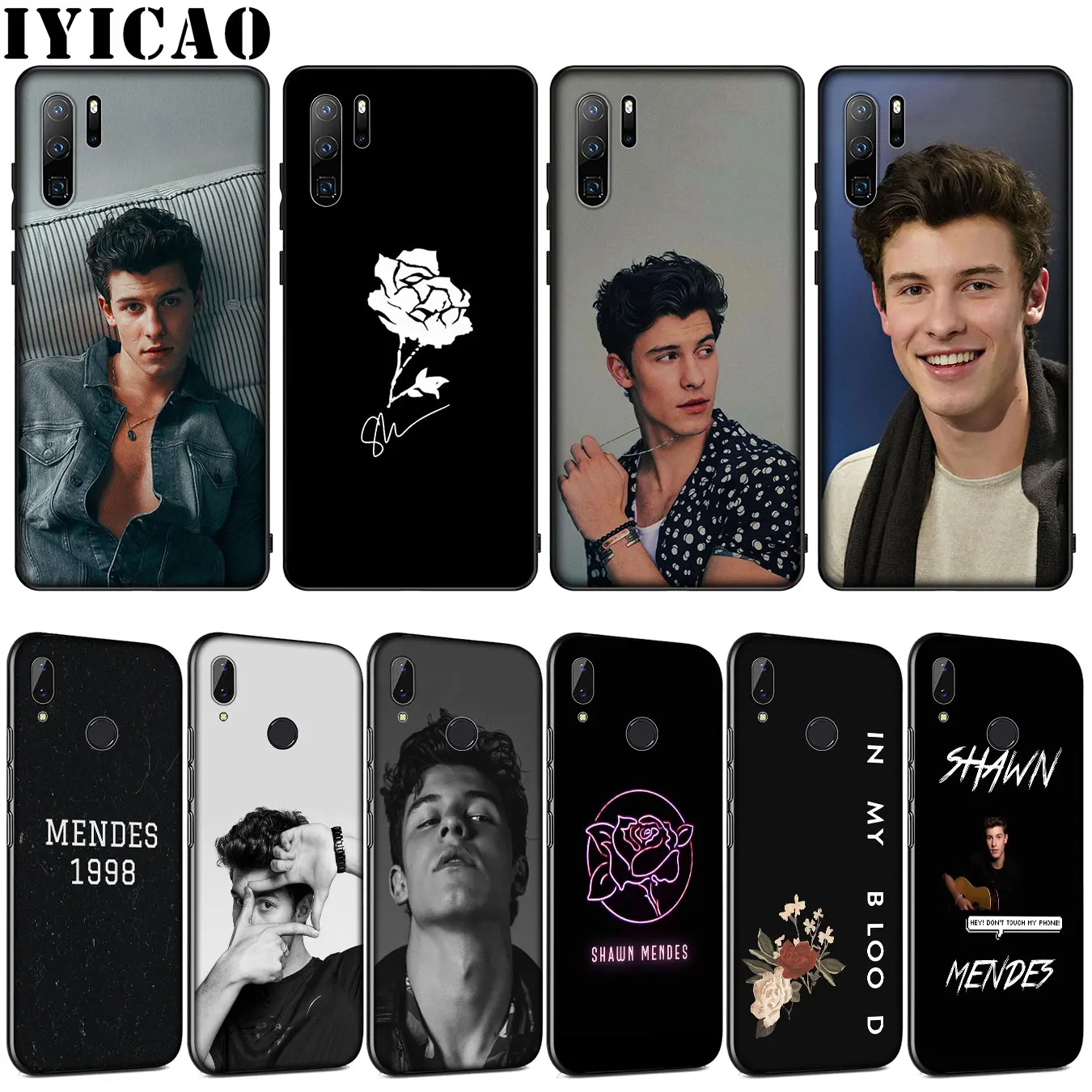Мягкий силиконовый чехол IYICAO Shawn mendes для Huawei P30 P20 Pro P10 P9 Lite Mini 2017 2016 P Smart Z Plus 2019 |