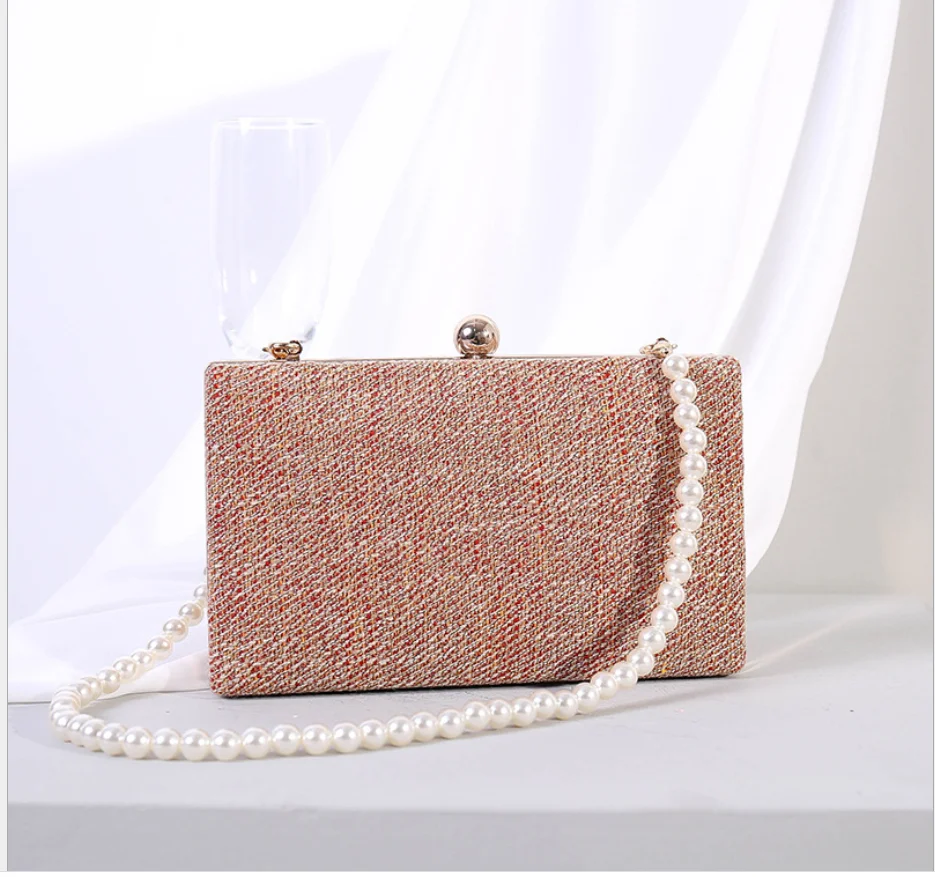 

XIYUAN Formal Dinner bag Women Beaded Evening Bags Diamond Bridal Clutch Wedding Handbags Ladies Party Cocktail Purses Bags gift