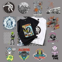 astronaut patches iron on transfers for clothing thermal heat transfer clothing thermoadhesive patches iron patch space stickers