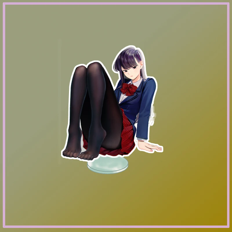 

Anime Stand Komi Can't Communicate Komi Shouko Acrylic Figure Display desktop decoration 15cm