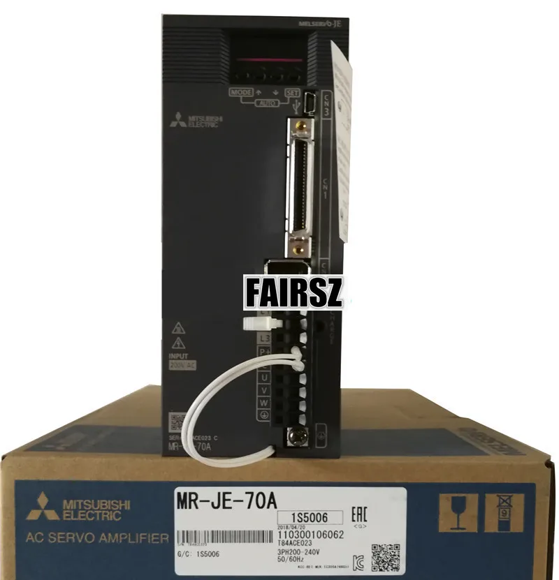 Original MIT AC Servo Amplifier Driver MR-JE-70A + Motor HG-KN73J-S100 1SET |
