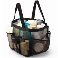mesh shower bag quick dry shower tote bag beach bathroom shower organizer for containing toiletries