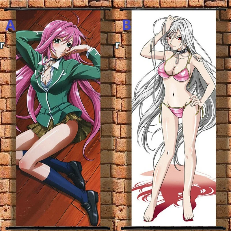 Аниме постер Росарио вампиру Akashiya Moka сексуальный настенный свиток картина