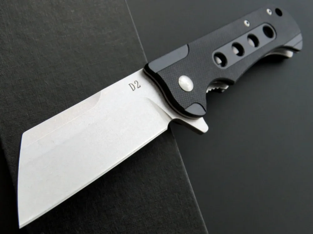 Karambit 60HRC складной нож D2 лезвие из титана G10 Ручка С флиппером тактические ножи