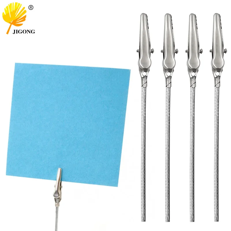 

5PCS DIY Craft Metal Alligator Wire Clip Card&Note&Picture&Photo&Memo Holder Clips Party Clamp Clay&Cake Accessory