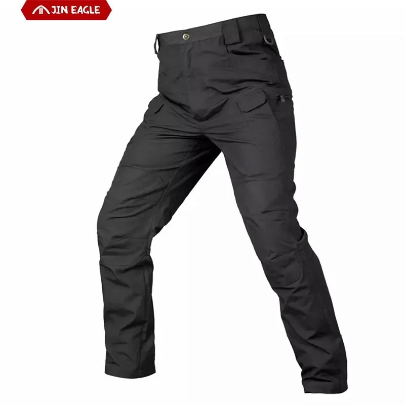 

Outdoor sports waterproof secret service pants men's Plaid Multi Pocket tactical army fan overalls