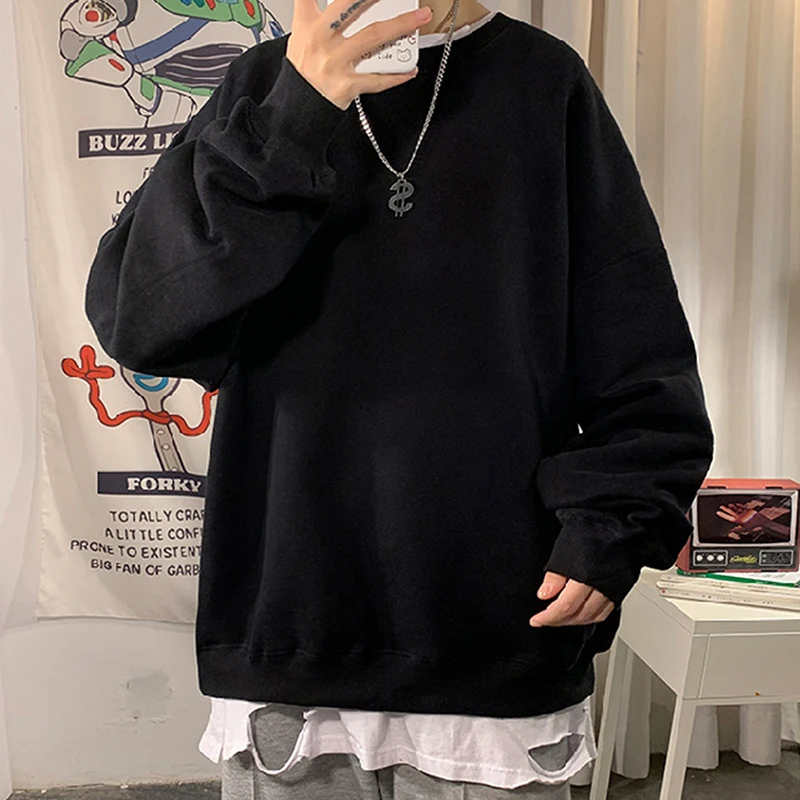 2020 Autumn Woman's Hoodies Cotton Solid Thicken Warm Women Sweatshirts Fashion Oversize Female Loose Lady Plus Size 5XL Casual