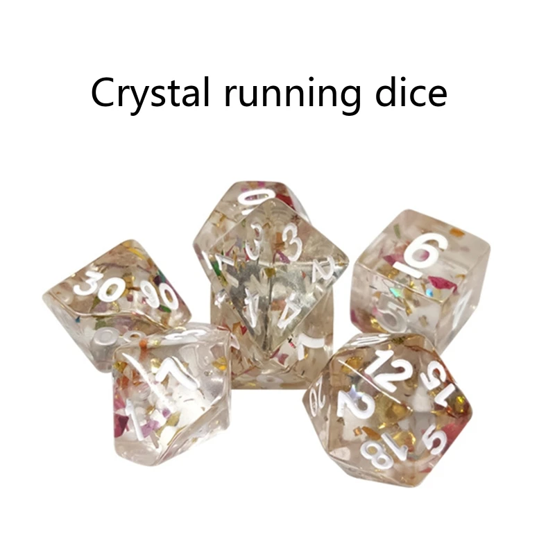 

7pcs/set D20 Polyhedral DND Dice 20 Sided Dices Table Board Role Playing Game for Bar Pub Club Party