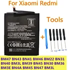 + Инструменты! Аккумулятор BM47 BN43 BN41 BM46 BM22 BN31 BN40 BM3L BM39 BN45 BM36 BM3E BN4A BM45 для замены Xiaomi