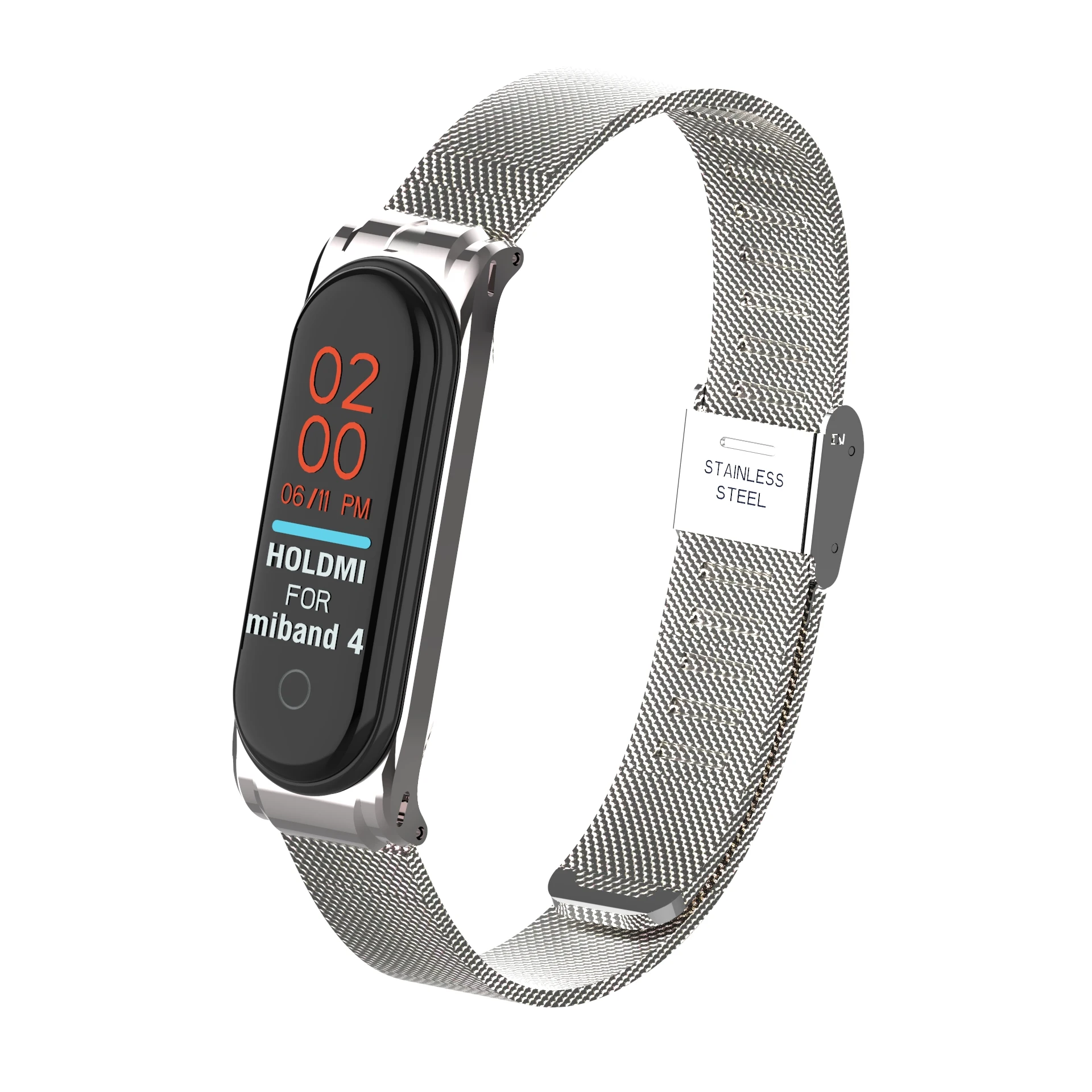 Браслет Amazfeel для mi band 4 металлический ремешок mi band 4 ремешок на запястье из нержавеющей стали ремешок для mi band 3 mi band 3 ремень