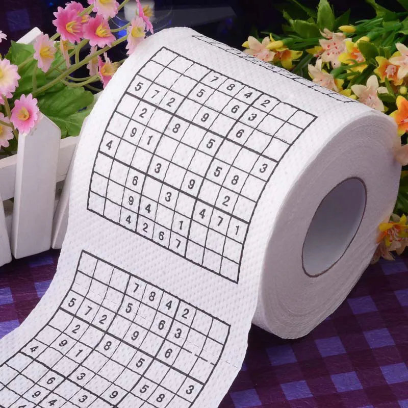 

Personality 2 Rolls Soft Toilet Paper Color Printed Roll Paper Household Toilet Paper With Core Tissue