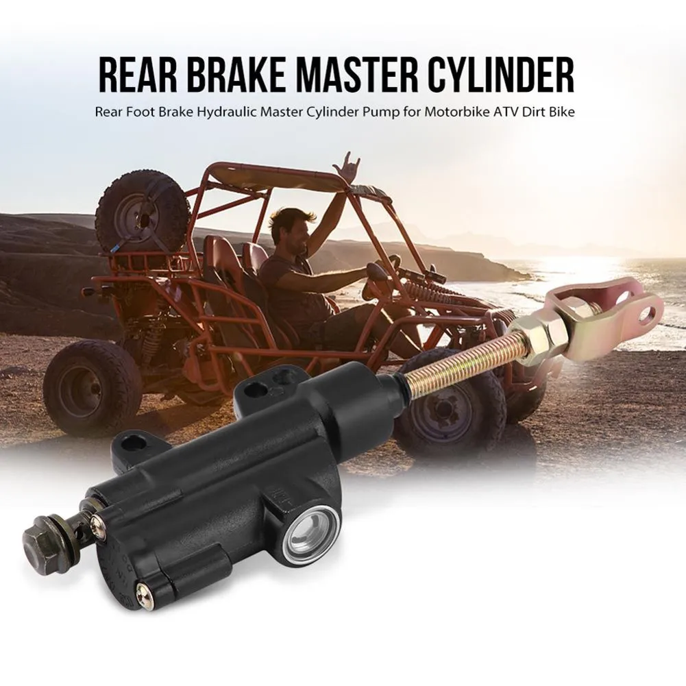 

1pcs Rear Foot Hydraulic Brake Pump 22cm Aluminum Alloy Durable Practical