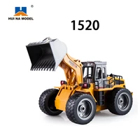 huina 1520 6ch 118 2 4ghz rc metal bulldozer rtr front loader engineering toy remote control construction tractork vehicle