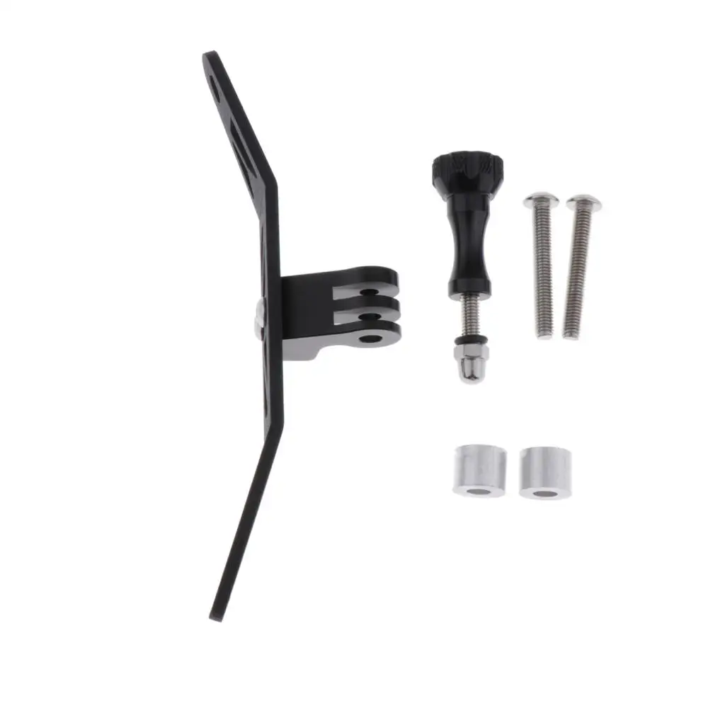 

Motorcycle Cam Rack Indicator Sports Camera Mount Bracket For BMW G310 Black