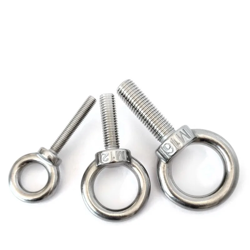 5PCS M8 M10 M12 M16 M20 M24 A4 Stainless Steel 316 Lifting Eye Bolts Male Marine Screws | Обустройство дома