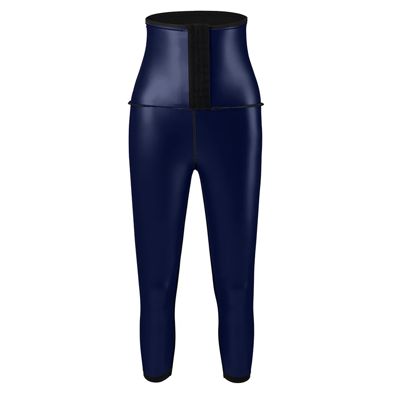 Women Waist Trainer Tummy Hot Thermo Three-breasted Sweat Leggings Fitness Workout Shaper Silver ion coating Thermo Pants